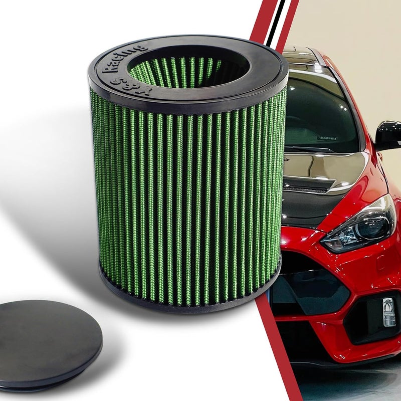 KNSPEC High Performance Air Filter Intake Compatible with Ford Focus 2009-2018 RS/ST MK3 MK3.5 Accessories,Cold Air Intake Filter - Image 1